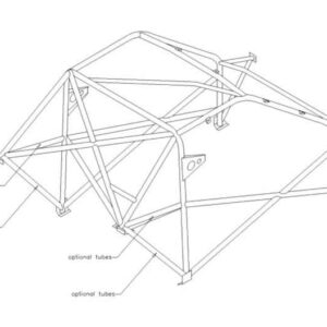 Custom Cages Simca Rallye Historic CDS Roll Cage Kit