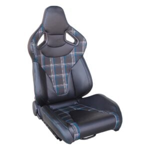 Simoni Racing Jackie Blue Heated Reclining Sport Seats (Pair)
