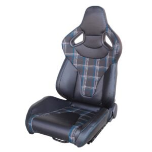 Simoni Racing Jackie Blue Heated Reclining Sport Seat (Left Lever)