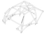 Custom Cages Alfa Romeo 147 GTA International Multipoint T45 Roll Cage Kit