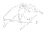 Custom Cages Alfa Romeo 75 GTV Coupe Multipoint T45 Roll Cage Kit