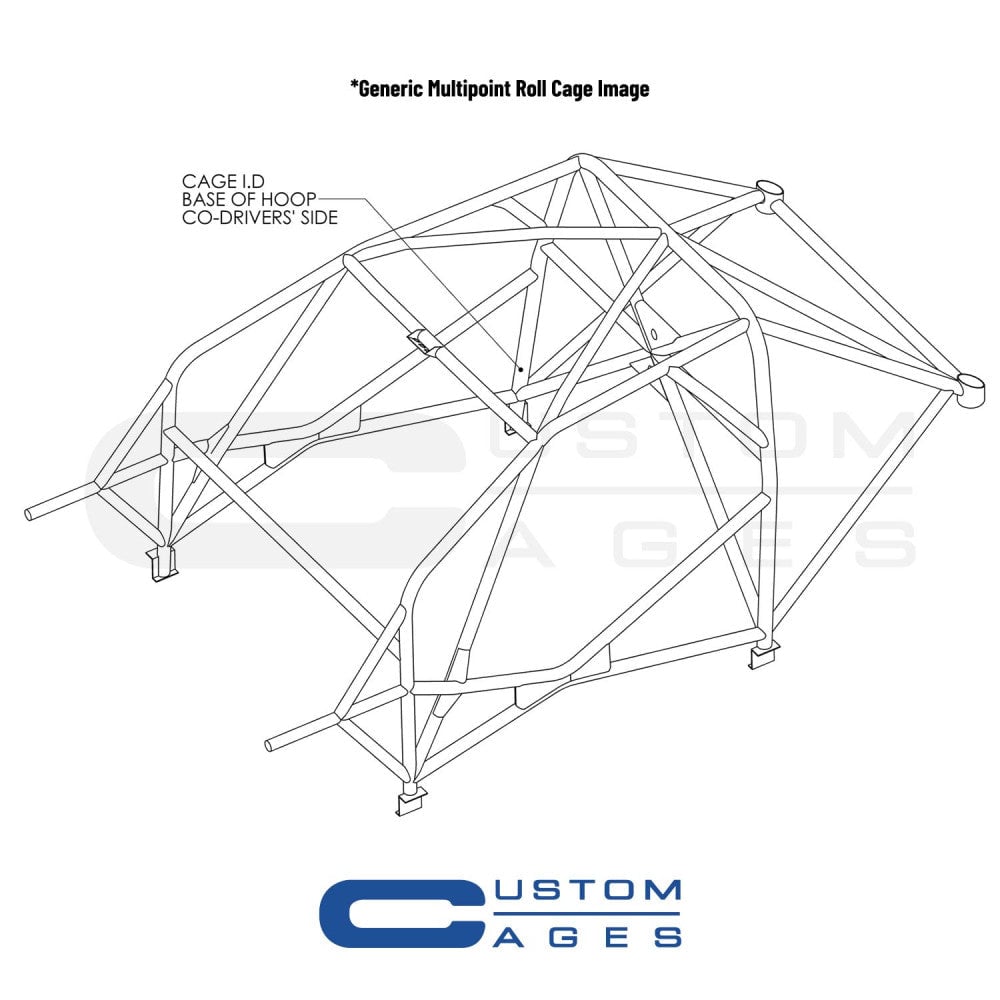Custom Cages Alfa Romeo Junior Zagato Multipoint T45 Roll Cage Kit