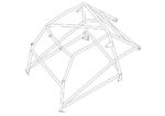 Custom Cages Austin A40 MK2 Historic T45 Roll Cage Kit