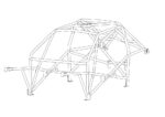 Custom Cages BMW E36 4 Door Step 2 International Multipoint T45 Weld-In Roll Cage Kit
