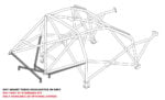 BMW E46 4-Door Step 2 International Multipoint T45 Roll Cage Kit fitted view