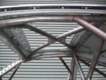 BMW E46 4-Door Step 2 International Multipoint T45 Roll Cage Kit fitted view