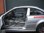 BMW E46 4-Door Step 2 International Multipoint T45 Roll Cage Kit fitted view