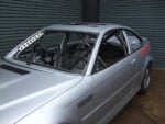BMW E46 4-Door Step 2 International Multipoint T45 Roll Cage Kit fitted view