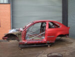 BMW E46 Compact International Multipoint T45 Roll Cage Kit fitted view