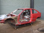 BMW E46 Compact International Multipoint T45 Roll Cage Kit fitted view