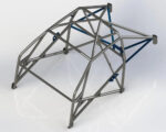 BMW F80 M3 T45 Multipoint Roll Cage Kit M Sport fitted view