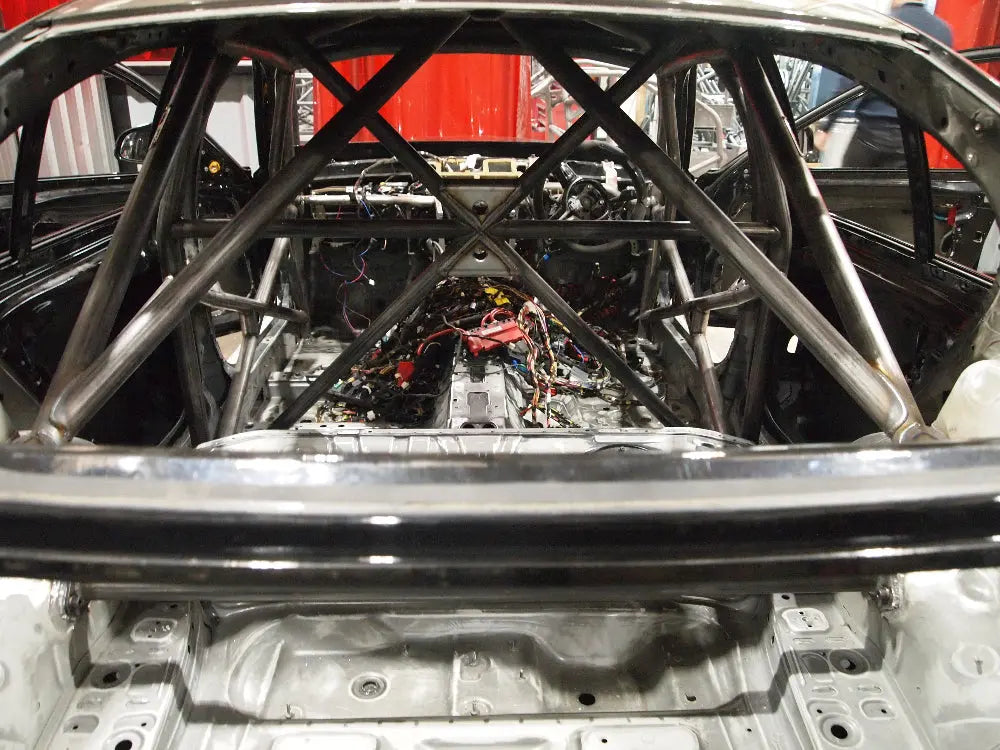 BMW F80 M3 T45 Multipoint Roll Cage Kit M Sport fitted view