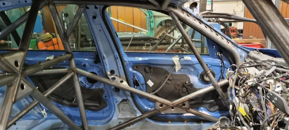 BMW F80 M3 T45 Multipoint Roll Cage Kit M Sport fitted view