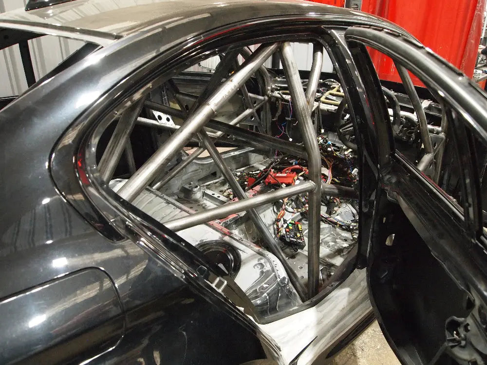 BMW F80 M3 T45 Multipoint Roll Cage Kit M Sport fitted view