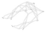 Custom Cages BMW Z4 Roll Cages fitted view