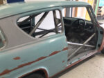 Ford Anglia Historic CDS Roll Cage fitted view