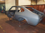 Ford Capri Mk3 Historic Roll Cage 2 fitted view