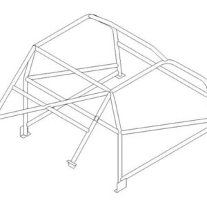Classic Capri Historic T45 Roll Cage fitted view
