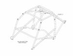 Custom Cages Ford Escort MK2 Classic T45 Roll Cage Kit