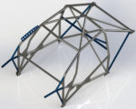 Custom Cages Ford Focus MK2 Multipoint T45 Roll Cage Kit