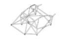 Custom Cages Ford Focus 2010 Mk3 Multipoint T45 fitted view