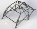 Ford Mustang Notchback Historic T45 Weld-In Roll Cage Kit fitted view
