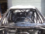 Vauxhall Holden VXR8 Multipoint T45 Roll Cage Kit fitted view