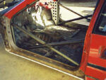 Honda Crx Multipoint Roll Cage 2 fitted view
