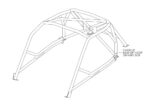 Mazda MX5 CDS Multipoint Roll Cage fitted view