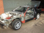 Mazda Rx7 T45 Multipoint Roll Cage 2 fitted view