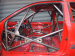 Custom Cages Mitsubishi Colt Multipoint T45 Roll Cage fitted view