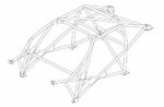 Custom Cages Nissan 200SX S15 Multipoint T45 Roll Cage Kit