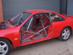 Nissan 200sx S14 Multipoint Roll Cage fitted view