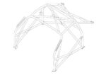 Nissan 350z Multipoint Roll Cage fitted view