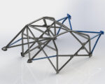 Nissan Skyline R34 inc GTR T45 Multipoint Roll Cage Kit fitted view