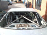 Nissan Skyline R33 Multipoint Roll Cage 2 fitted view