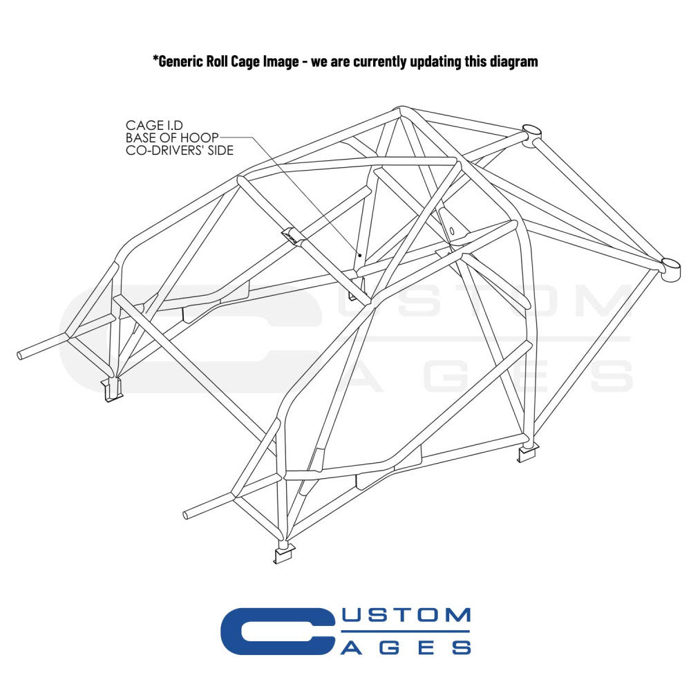 Porsche 944 Multipoint T45 Roll Cage Kit fitted view