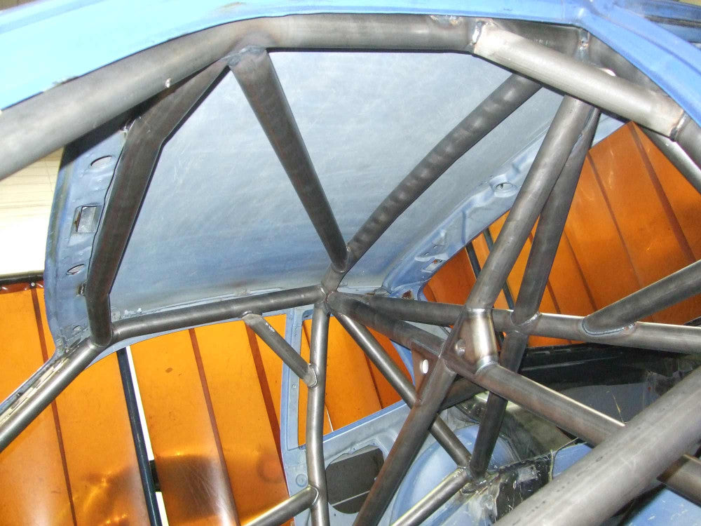 Porsche 968 Multipoint T45 Roll Cage Kit fitted view