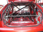 Custom Cages Seat Leon Cupra 05 Multipoint T45 fitted view