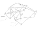 Custom Cages Simca Rallye Historic CDS Roll Cage Kit