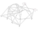Custom Cages Subaru Impreza GDB "Step 3" International Multipoint T45 Roll Cage Kit