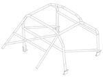 Custom Cages Sunbeam Tiger Historic T45 Roll Cage Kit
