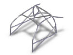 - Toyota MR2 MK2 (89-99) CDS 6-Point Roll Cage fitted view