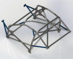 Toyota MR2 Mk3 00-07 Multipoint T45 Roll Cage Kit fitted view