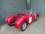 Triumph TR3 Historic T45 Roll Cage Kit fitted view