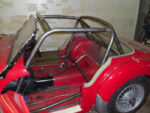 Triumph TR3 Historic T45 Roll Cage Kit fitted view