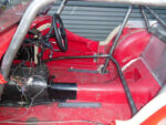 Triumph TR3 Historic T45 Roll Cage Kit fitted view