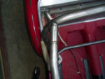 Triumph TR3 Historic T45 Roll Cage Kit fitted view