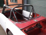 Triumph TR6 Historic T45 Roll Cage Kit fitted view