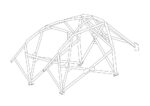 Custom Cages Vauxhall Adam International Multipoint T45 Roll Cage Kit